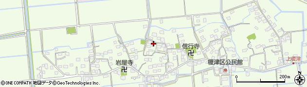 熊本県熊本市南区富合町榎津1001周辺の地図