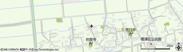 熊本県熊本市南区富合町榎津858周辺の地図