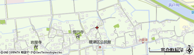 熊本県熊本市南区富合町榎津周辺の地図