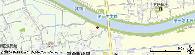熊本県熊本市南区富合町榎津460周辺の地図