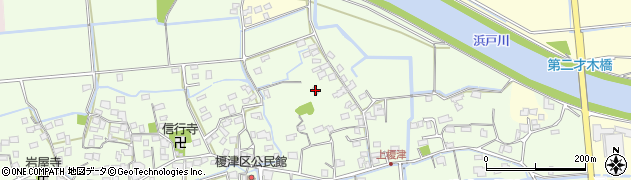 熊本県熊本市南区富合町榎津1223周辺の地図