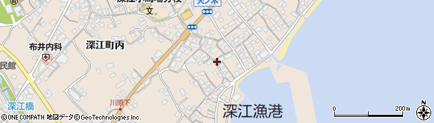長崎県南島原市深江町丙113周辺の地図