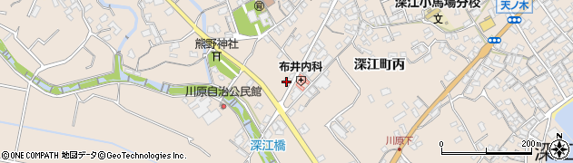 長崎県南島原市深江町丙636周辺の地図