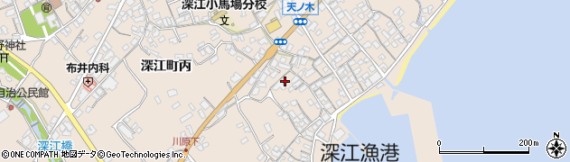 長崎県南島原市深江町丙135-2周辺の地図