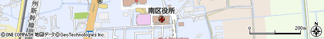 熊本県熊本市南区周辺の地図