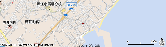 長崎県南島原市深江町丙11周辺の地図