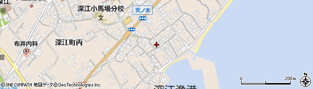 長崎県南島原市深江町丙32周辺の地図