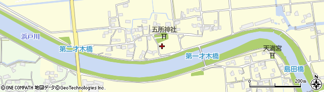 熊本県熊本市南区城南町島田747周辺の地図