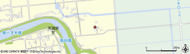 熊本県熊本市南区城南町島田982周辺の地図
