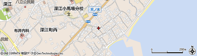 長崎県南島原市深江町丙102周辺の地図