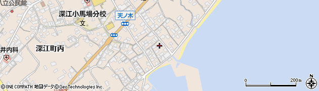 長崎県南島原市深江町丙20周辺の地図