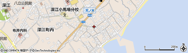 長崎県南島原市深江町丙34周辺の地図