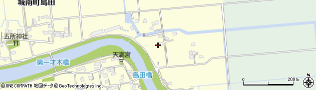 熊本県熊本市南区城南町島田976周辺の地図