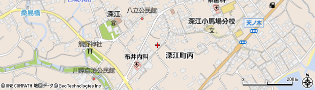 長崎県南島原市深江町丙671周辺の地図