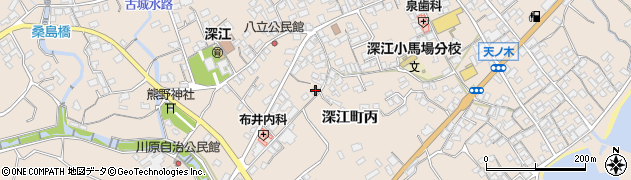 長崎県南島原市深江町丙672周辺の地図