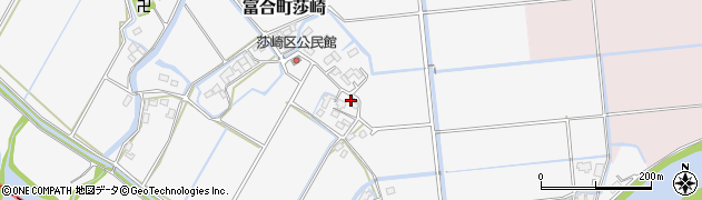 熊本県熊本市南区富合町莎崎744周辺の地図