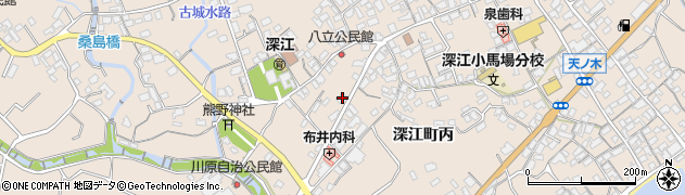 長崎県南島原市深江町丙661-1周辺の地図