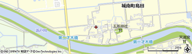 熊本県熊本市南区城南町島田714周辺の地図