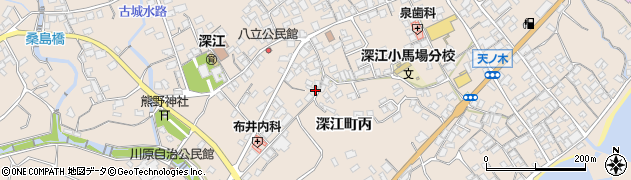 長崎県南島原市深江町丙673周辺の地図