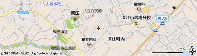長崎県南島原市深江町丙677周辺の地図
