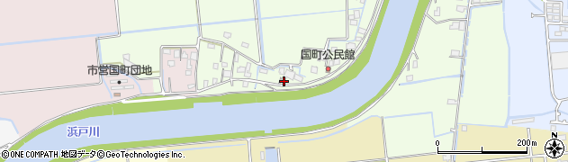 熊本県熊本市南区富合町国町557周辺の地図