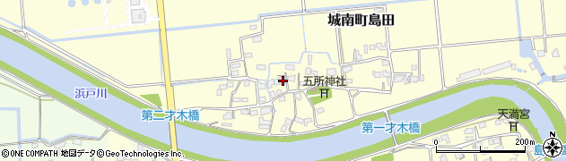 熊本県熊本市南区城南町島田706周辺の地図