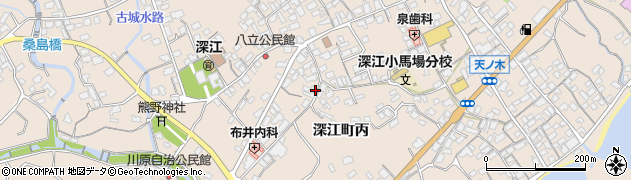 長崎県南島原市深江町丙674周辺の地図