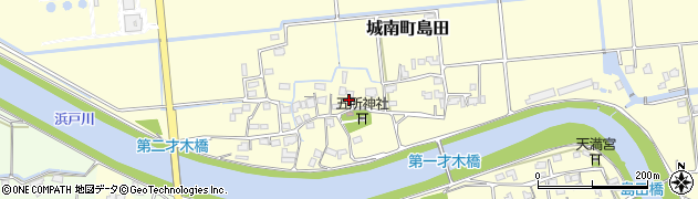 熊本県熊本市南区城南町島田699周辺の地図