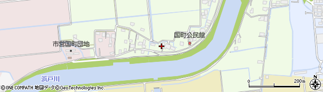 熊本県熊本市南区富合町国町558周辺の地図
