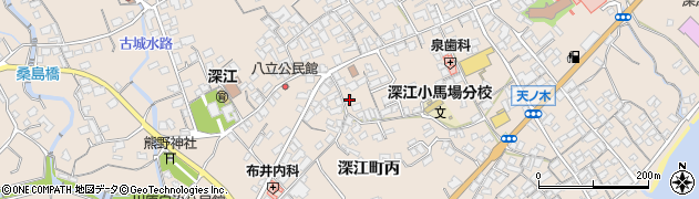 長崎県南島原市深江町丙703周辺の地図