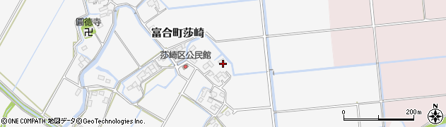 熊本県熊本市南区富合町莎崎722周辺の地図