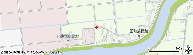 熊本県熊本市南区富合町国町571周辺の地図