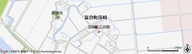 熊本県熊本市南区富合町莎崎446周辺の地図