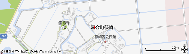 熊本県熊本市南区富合町莎崎443周辺の地図