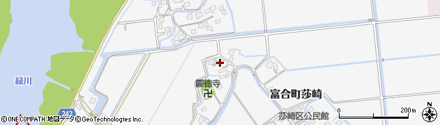 熊本県熊本市南区富合町莎崎310周辺の地図