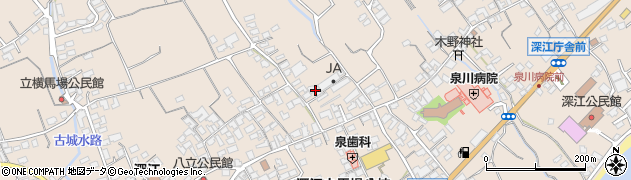 長崎県南島原市深江町丙822周辺の地図