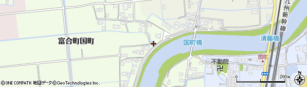 熊本県熊本市南区富合町国町119周辺の地図