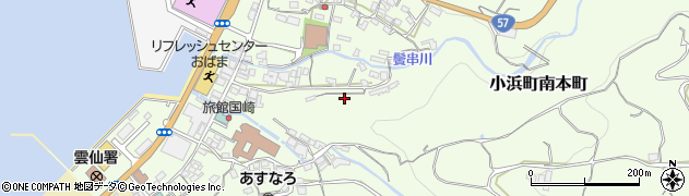 長崎県雲仙市小浜町南本町周辺の地図