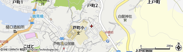 戸町迫公園周辺の地図