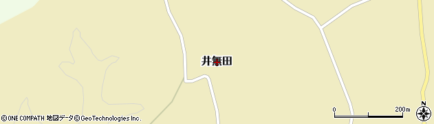 熊本県山都町（上益城郡）井無田周辺の地図