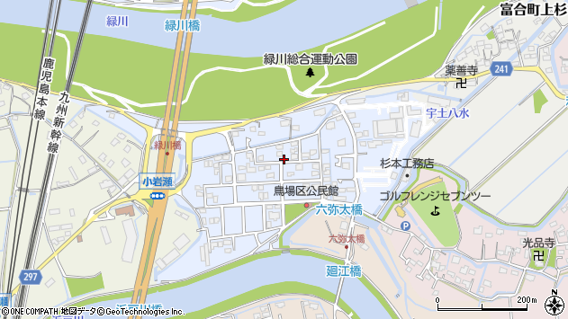 〒861-4142 熊本県熊本市南区富合町杉島の地図