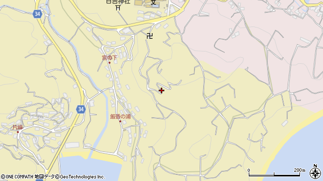〒851-0254 長崎県長崎市飯香浦町の地図