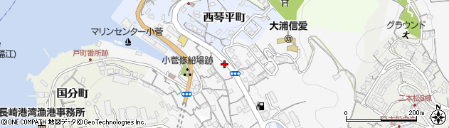 長崎県長崎市小菅町23周辺の地図