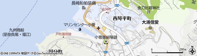 長崎県長崎市小菅町1周辺の地図