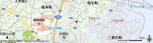 長崎県長崎市弥生町9周辺の地図