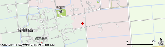 熊本県熊本市南区城南町丹生宮421周辺の地図