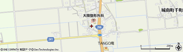 熊本県熊本市南区城南町千町2115周辺の地図