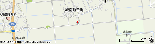 熊本県熊本市南区城南町千町1358周辺の地図