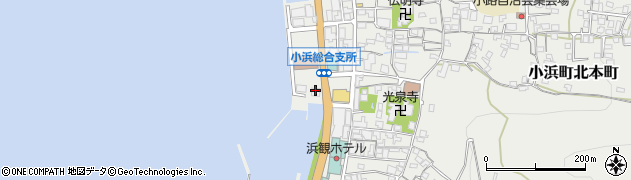 小浜温泉旅館組合周辺の地図