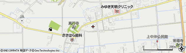 熊本県熊本市南区奥古閑町周辺の地図